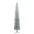 vidaXL Umelý vianočný stromček Zelená 300 cm PVC, oceľ a plast