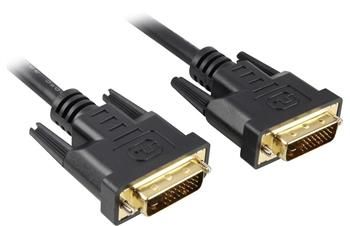 PremiumCord DVI-D propojovací kabel/ dual-link/ DVI(24+1)/ MM/ 1m/ čierny Kabel, DVI-D, dual-link, DVI (24+1), MM, 1 m, čierny