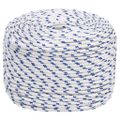 vidaXL Lodné lano biele 8 mm 25 m polypropylén