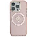 Guess Hardcase MagSafe IML Metal Mountain Logo Case for iPhone 16 Pro Max 6,9" Pink