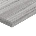 vidaXL Nástenné police 4 ks sivé sonoma 40x10x1,5 cm kompozitné drevo