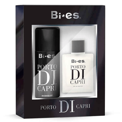 BI-ES PORTO DI CAPRI pánska darčeková súprava  - dezodorant 150 ml + voda po holení 100 ml