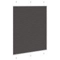 vidaXL plisovaná roleta čierna 110x100 cm Šírka látky 109,4 cm