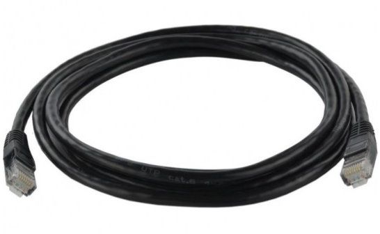 UTP Patch Kábel Neku 2x RJ45 CAT6 1m, čierny UTP Patch Kabel Neku 2x RJ45 CAT6 1m, čierny