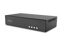 Startech - KVM prepínač - bezpečný - 4 x KVM port(y) - 1 lokálny používateľ - desktop - kompatibilný s TAA