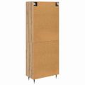 vidaXL Highboard 2 ks Remeselný dub 69,5 x 34 x 180 cm