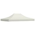 vidaXL Strecha na párty stan 4,5x3 m, krémová 270 g/m²