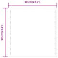 vidaXL LED kúpeľňové zrkadlo 60x60 cm