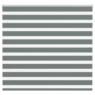vidaXL Zebra roleta tmavošedá 155x150 cm šírka látky 150,9cm polyester