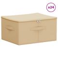 vidaXL Úložná krabica 24 ks Netkaná látka 43 x 34 x 23 cm 33,6 L