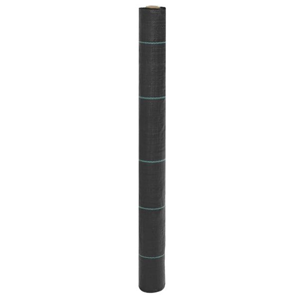 vidaXL Membrána proti burine čierna 1x50 m PP