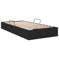 vidaXL Otomanový posteľný rám s úložiskom Čierny 90 x 200 cm látka