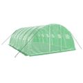vidaXL Fóliovník s oceľovým rámom zelený 24 m² 6x4x2 m