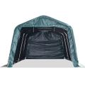vidaXL Odnímateľný prístrešok pre dobytok PVC 550 g/m², 3,3x6,4 m, zelený