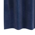 vidaXL Zatemňovacie závesy 2 ks Tmavomodrá 140 x 140 cm Zamat