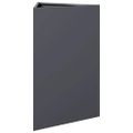 vidaXL Záhradné kvetináče 2 ks antracitové trojuholník 50x43x75cm oceľ
