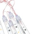 vidaXL Svetlá meteor 8 ks 50 cm teplé biele 288 LED vnútorné vonkajšie