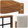 vidaXL Záhradná súprava gaučov 6 ks Prírodná a svetlosivá