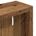 vidaXL Kúpeľňová nástenná skriňa Staré drevo 20 x 10 x 50 cm