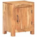 vidaXL Nočný stolík 40x30x50 cm akáciový masív