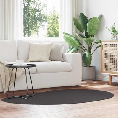 vidaXL Koberec HUARTE Antracitová 120 x 170 cm Polyester