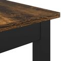 vidaXL lavička Dymová dub 110 x 35 x 45 cm Kompozitné drevo