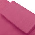 vidaXL Záhradná posteľ s baldachýnom a vankúšom ružová