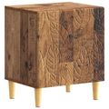 vidaXL Nočný stolík 2 ks Staré drevo 43 x 34,5 x 50 cm