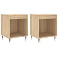 vidaXL Nočné stolíky 2 ks dub sonoma 40x35x50 cm kompozitné drevo