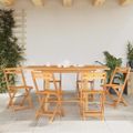 vidaXL Predlžovací záhradný stôl 110-160x80x75 cm masívny teak