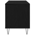 vidaXL Skrinka na gramofónové platne Čierny dub 100 x 38 x 48 cm