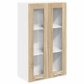 vidaXL Závesná skrinka Sonoma dub 60 x 31 x 100 cm Kompozitné drevo