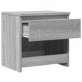 vidaXL Nočný stolík sivý sonoma 40x30x39 cm spracované drevo