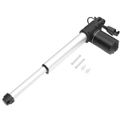 vidaXL Lineárny pohon Nastaviteľná Čierna a strieborná 48,5 cm Kov