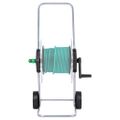 vidaXL Vozík s hadicovým bubnom pre 50 m 1/2" / 35 m 3/4" hadicu oceľ