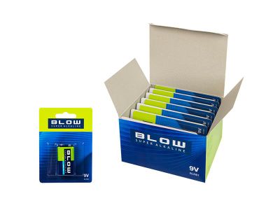 Batéria 9V (6LR61) alkalická BLOW Super Alkaline 10 ks/balenie