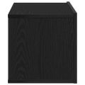 vidaXL TV skrinka 80 x 30 x 30 cm Čierny dub Kompozitné drevo