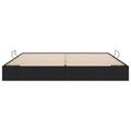 vidaXL Otomanový posteľný rám s úložiskom Čierny 200 x 200 cm látka
