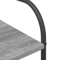 vidaXL Vešiak na oblečenie Sivá 120 x 44 x 160 cm Kompozitné drevo