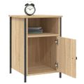vidaXL Nočné stolíky 2 ks dub sonoma 40x42x60 cm kompozitné drevo