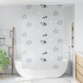 vidaXL Sprchová roleta s kazetou, 130x240 cm, šírka látky 126 cm
