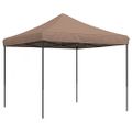 vidaXL Skladací pop-up párty stan hnedý 292x292x315 cm