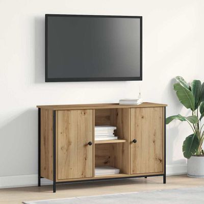 vidaXL Zostava TV skriniek Nástenný Remeselný dub 101 x 35 x 65 cm