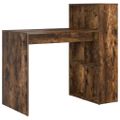 vidaXL Stôl Dymová dub Kompozitné drevo 108 x 55 x 103.5 cm