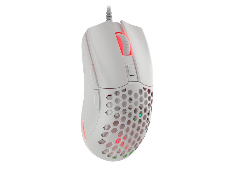 Genesis herná optická myš KRYPTON 750/RGB/8000 DPI/Herná/Optická/8 000 DPI/Drôtová USB/Biela