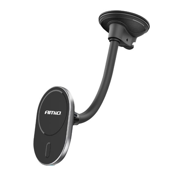 Držiak do auta s bezdrôtovým indukčným nabíjaním AMiO-03772