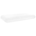 vidaXL Spací vankúš 74 x 39 x 13 cm Stredný Pamäťová pena Biela