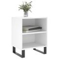 vidaXL Nočné skrinky 2 ks biele 40x30x50 cm kompozitné drevo