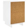vidaXL Nočný stolík 2 ks Biela s vysokým leskom 33,5 x 34,5 x 50 cm