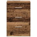 vidaXL Nočná skrinka Old Wood 38x35x55 cm Engineered Wood